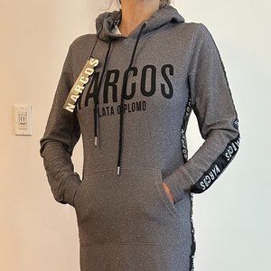 Italian Designer Brand Narcos Lurex Jersey Fabric Size: M Retail Price: $249